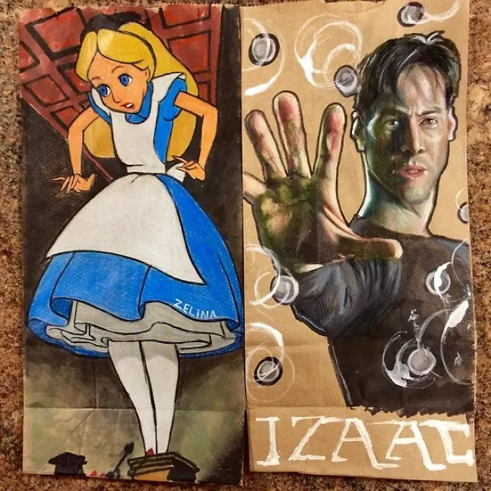 This Dad Started Drawing On His Kids' Lunch Bags 5 Years Ago And Even Obama Loved Them