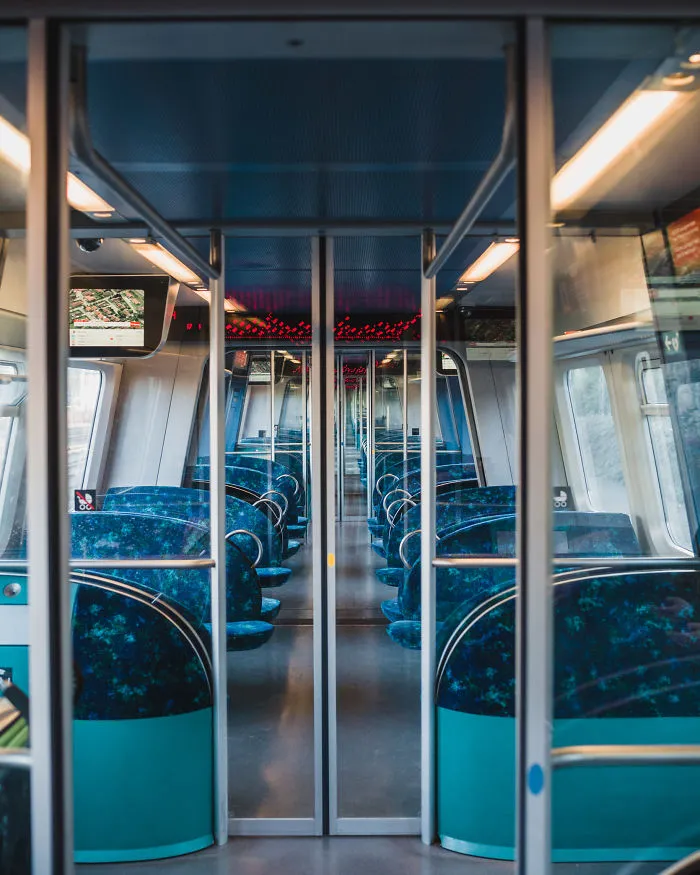 An Empty Train Car