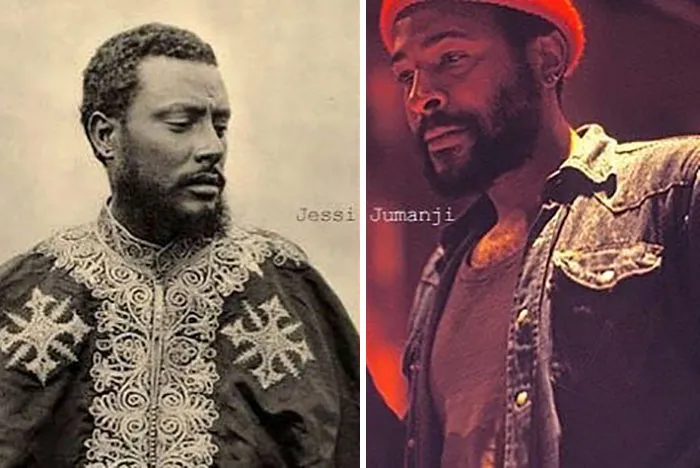 Artist Reunites Black Celebrities With Their "African Counterparts" From The Past