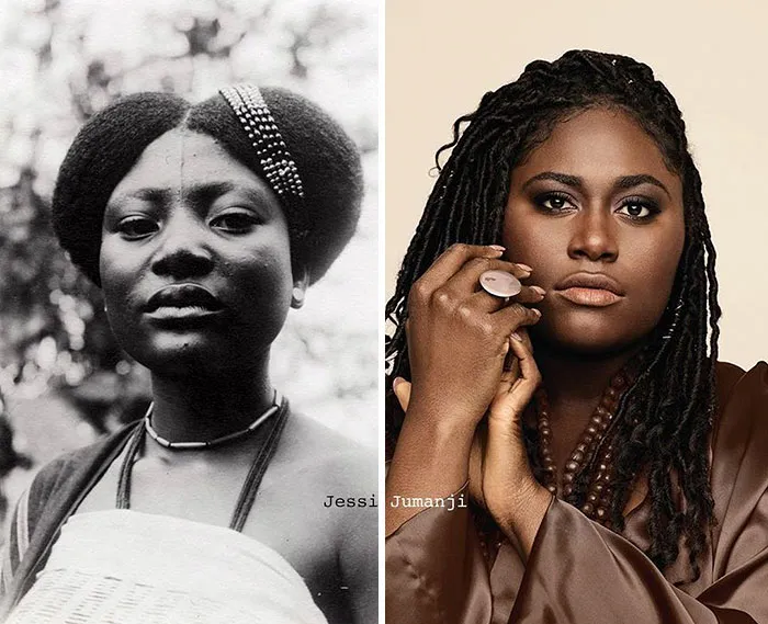 Artist Reunites Black Celebrities With Their "African Counterparts" From The Past