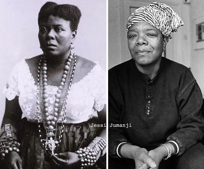 Artist Reunites Black Celebrities With Their "African Counterparts" From The Past