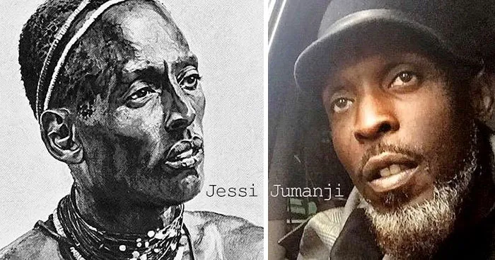 Artist Reunites Black Celebrities With Their "African Counterparts" From The Past