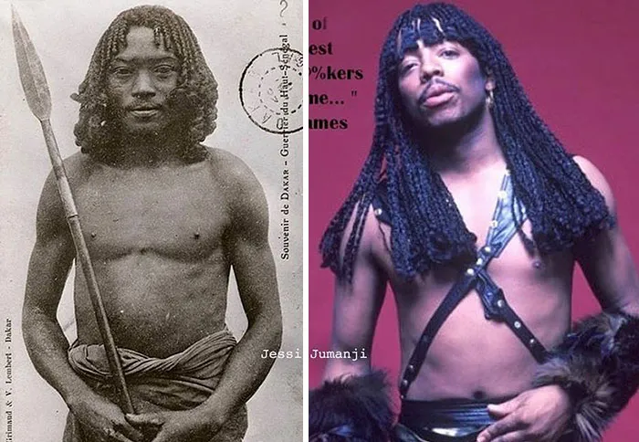 Artist Reunites Black Celebrities With Their "African Counterparts" From The Past