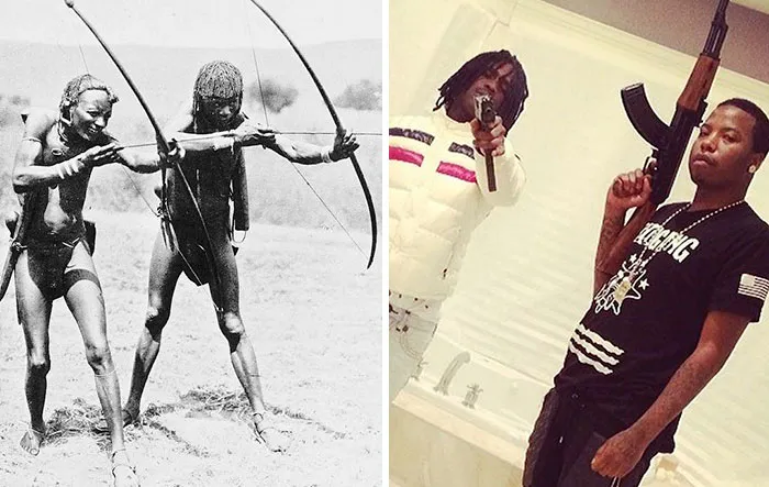 Artist Reunites Black Celebrities With Their "African Counterparts" From The Past