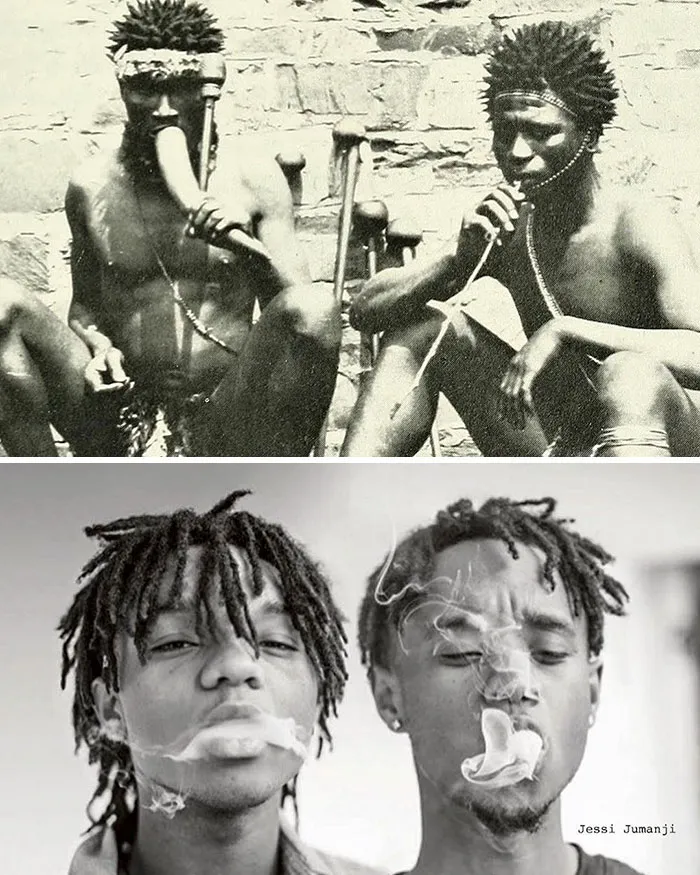 Artist Reunites Black Celebrities With Their "African Counterparts" From The Past