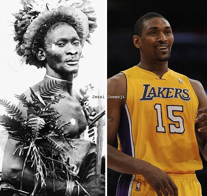 Artist Reunites Black Celebrities With Their "African Counterparts" From The Past