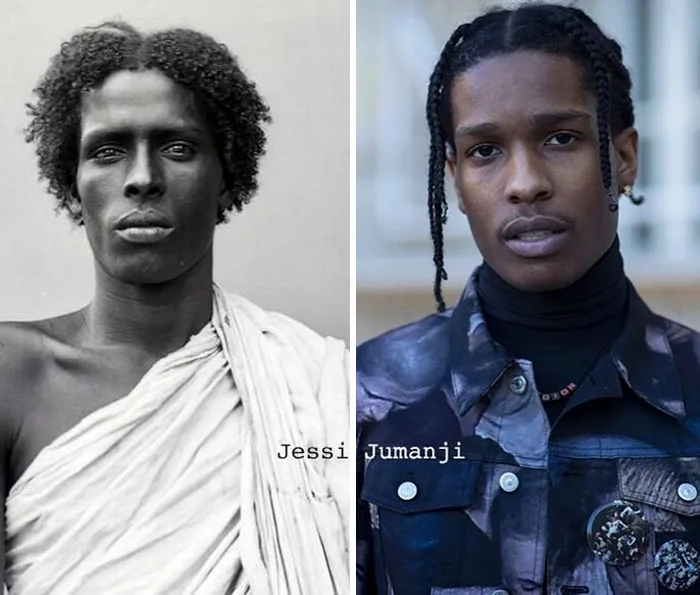 Artist Reunites Black Celebrities With Their "African Counterparts" From The Past