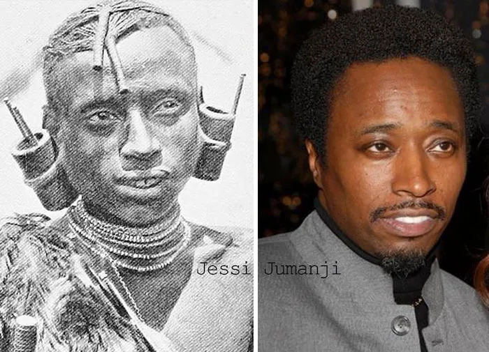 Artist Reunites Black Celebrities With Their "African Counterparts" From The Past