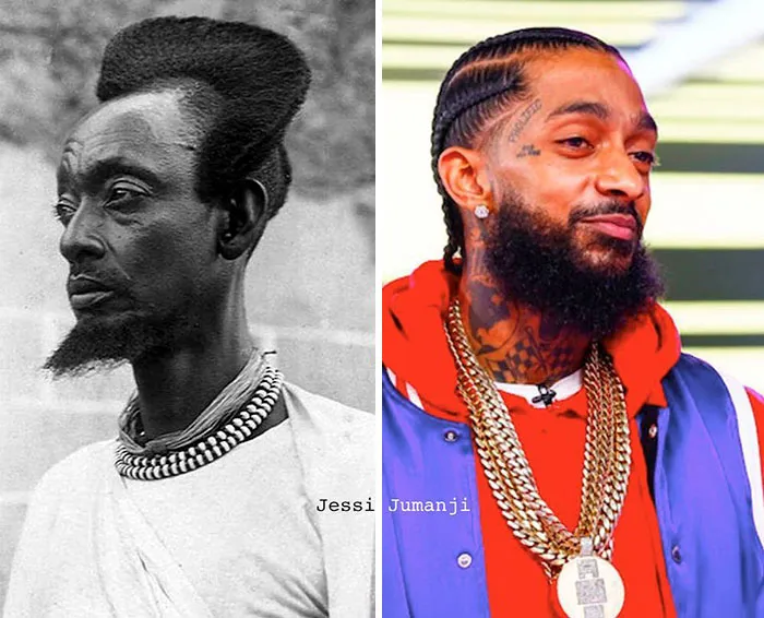 Artist Reunites Black Celebrities With Their "African Counterparts" From The Past