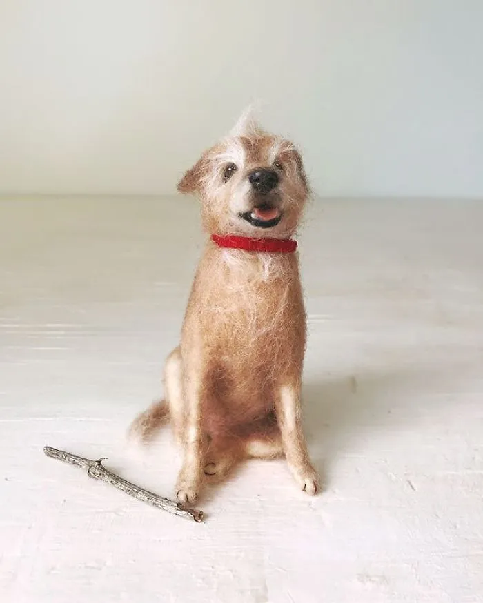 Artist Creates Adorable Puppies From Wool, And They Look So Real