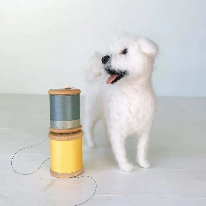Artist Creates Adorable Puppies From Wool, And They Look So Real