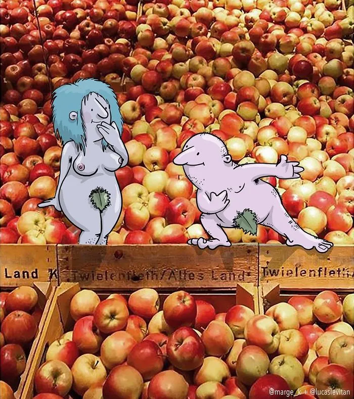 Artist "Invades" Strangers' Photos On Instagram By Adding His Hilarious Illustrations