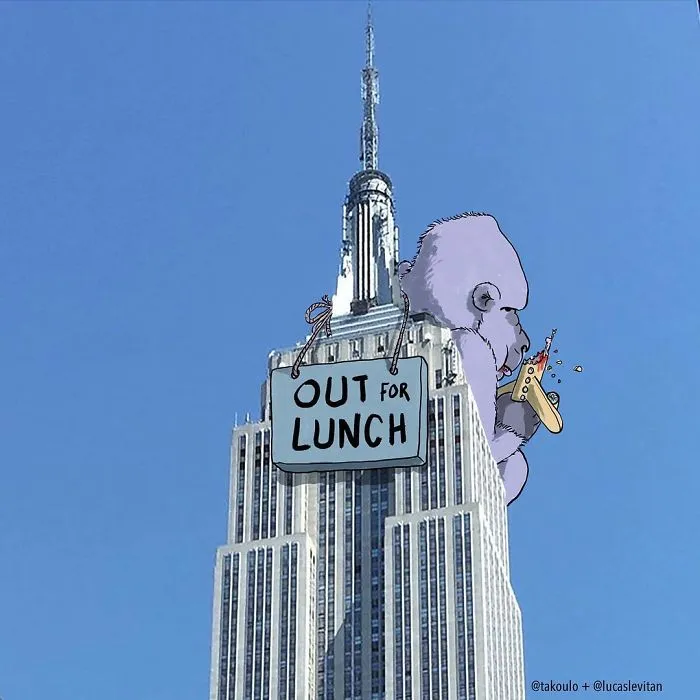 Artist "Invades" Strangers' Photos On Instagram By Adding His Hilarious Illustrations
