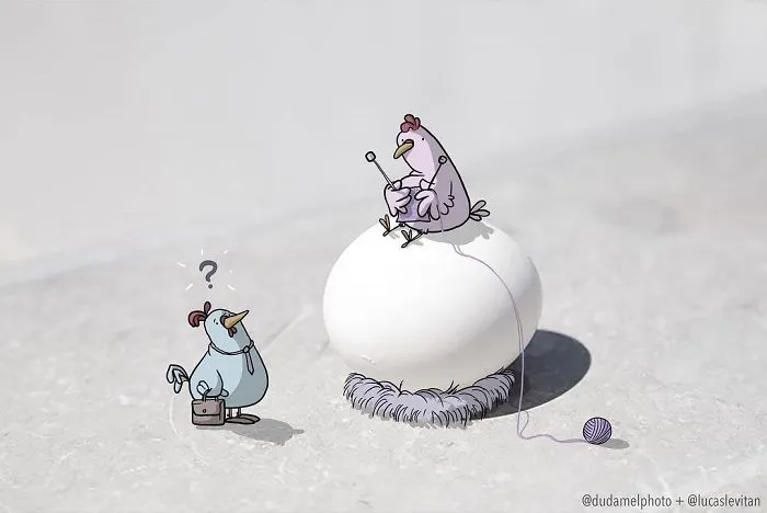 Artist "Invades" Strangers' Photos On Instagram By Adding His Hilarious Illustrations