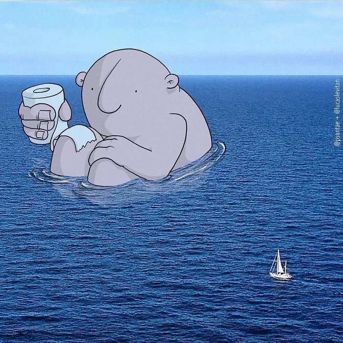 Artist "Invades" Strangers' Photos On Instagram By Adding His Hilarious Illustrations