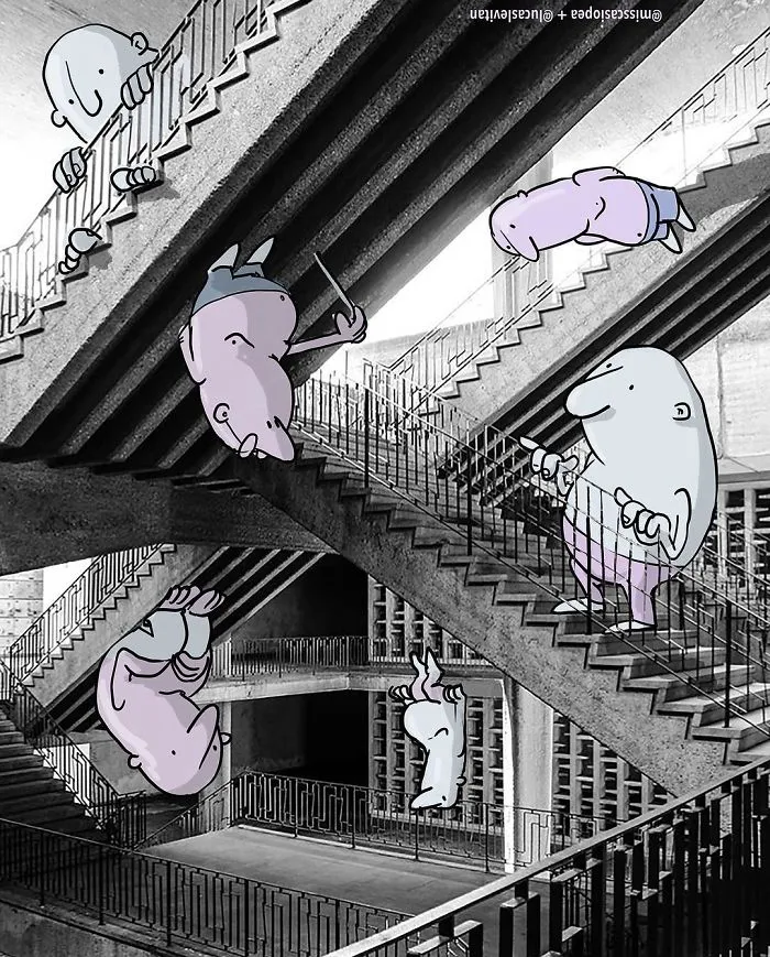 Artist "Invades" Strangers' Photos On Instagram By Adding His Hilarious Illustrations