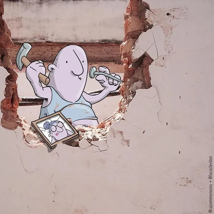 Artist "Invades" Strangers' Photos On Instagram By Adding His Hilarious Illustrations