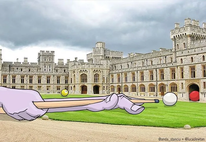 Artist "Invades" Strangers' Photos On Instagram By Adding His Hilarious Illustrations
