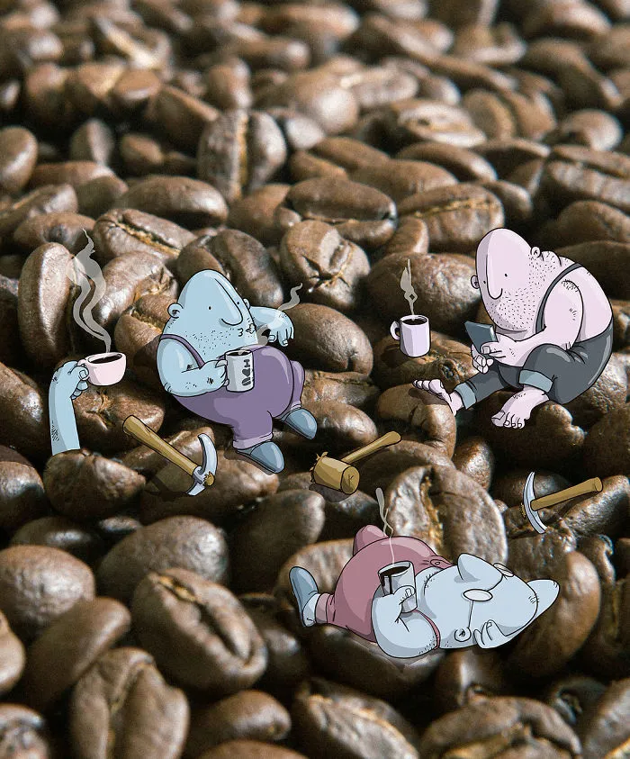 Artist "Invades" Strangers' Photos On Instagram By Adding His Hilarious Illustrations
