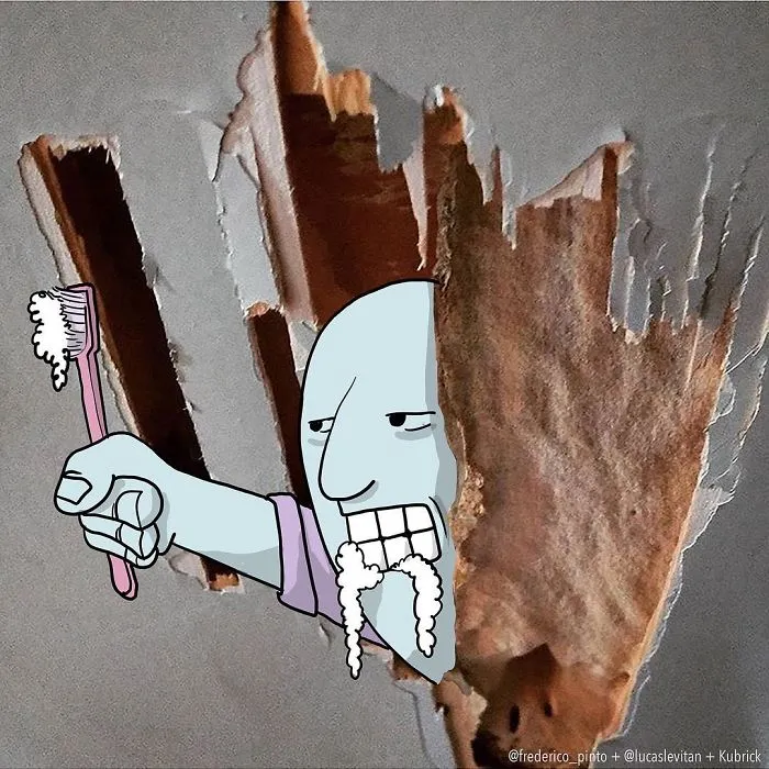 Artist "Invades" Strangers' Photos On Instagram By Adding His Hilarious Illustrations