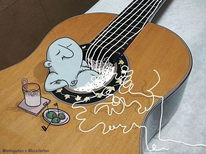 Artist "Invades" Strangers' Photos On Instagram By Adding His Hilarious Illustrations