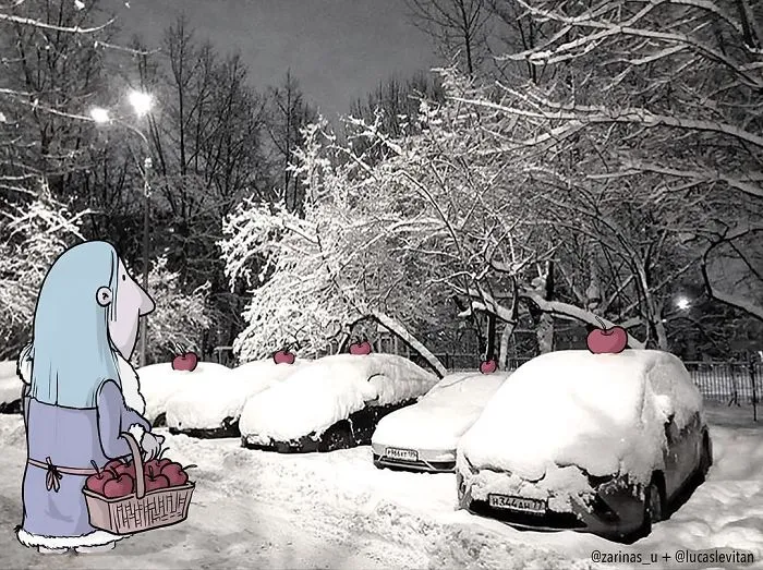 Artist "Invades" Strangers' Photos On Instagram By Adding His Hilarious Illustrations