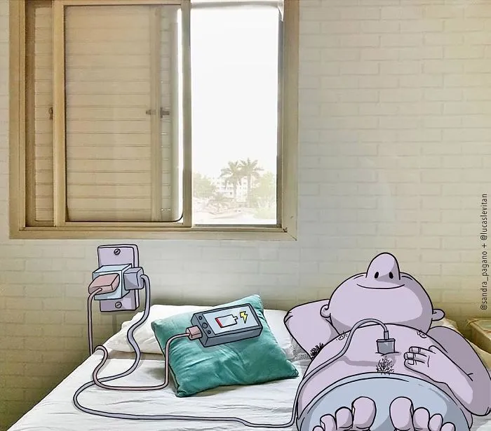 Artist "Invades" Strangers' Photos On Instagram By Adding His Hilarious Illustrations