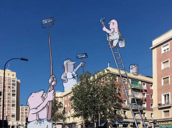 Artist "Invades" Strangers' Photos On Instagram By Adding His Hilarious Illustrations