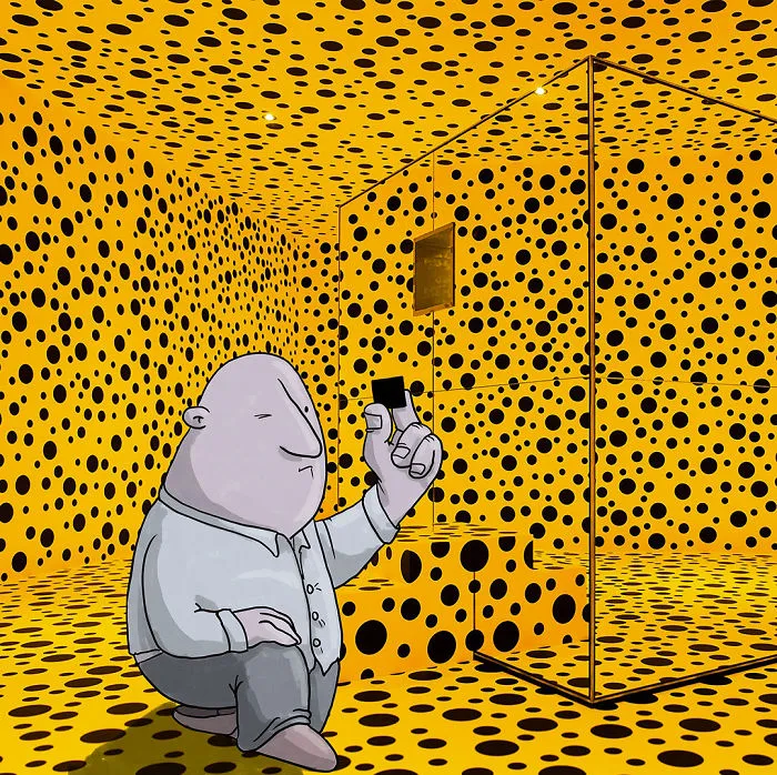 Artist "Invades" Strangers' Photos On Instagram By Adding His Hilarious Illustrations
