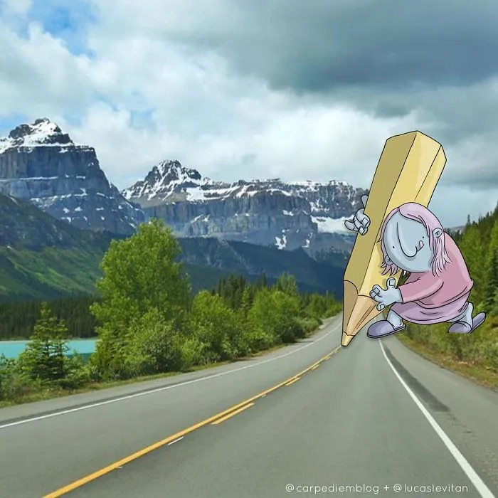 Artist "Invades" Strangers' Photos On Instagram By Adding His Hilarious Illustrations