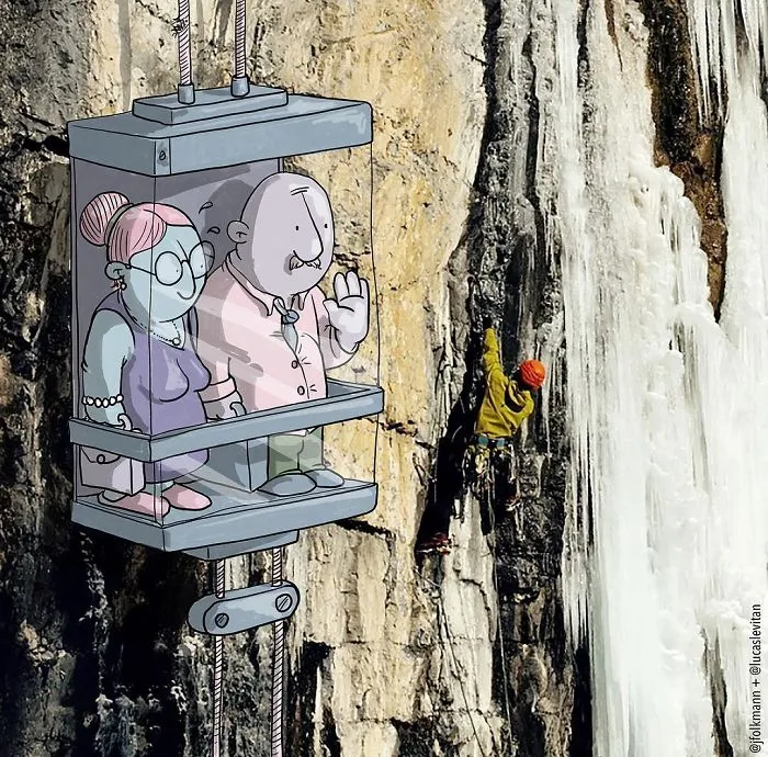 Artist "Invades" Strangers' Photos On Instagram By Adding His Hilarious Illustrations
