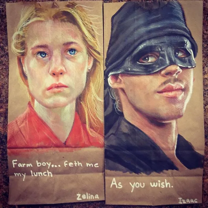 This Dad Started Drawing On His Kids' Lunch Bags 5 Years Ago And Even Obama Loved Them