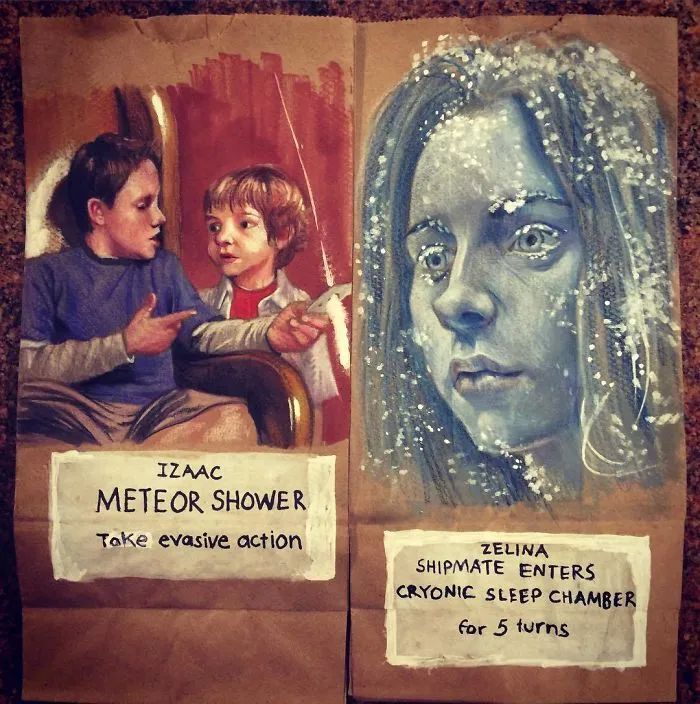 This Dad Started Drawing On His Kids' Lunch Bags 5 Years Ago And Even Obama Loved Them