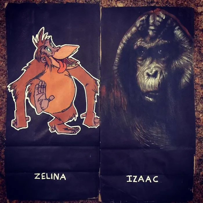 This Dad Started Drawing On His Kids' Lunch Bags 5 Years Ago And Even Obama Loved Them