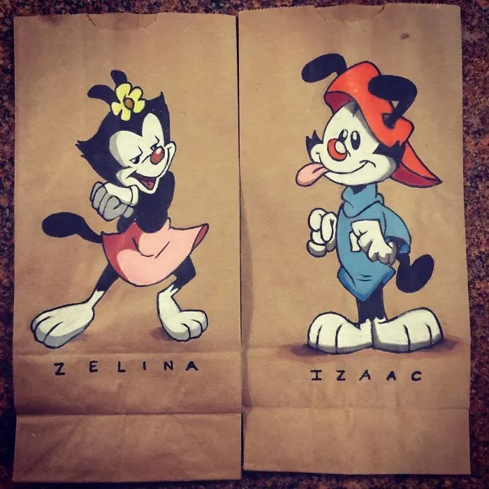 This Dad Started Drawing On His Kids' Lunch Bags 5 Years Ago And Even Obama Loved Them