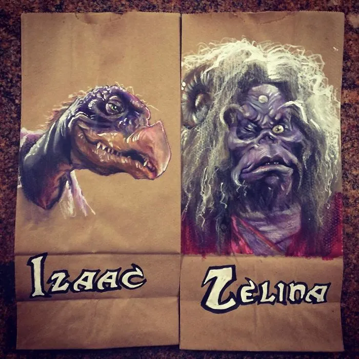 This Dad Started Drawing On His Kids' Lunch Bags 5 Years Ago And Even Obama Loved Them