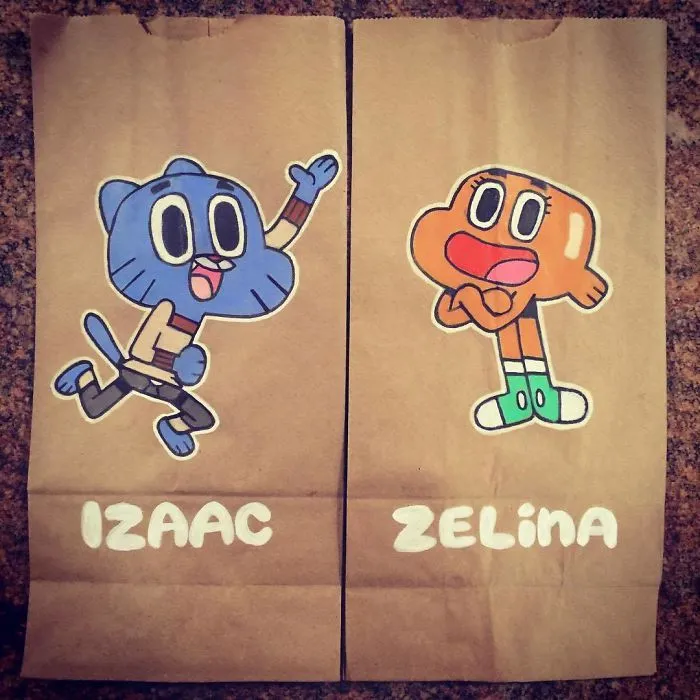 This Dad Started Drawing On His Kids' Lunch Bags 5 Years Ago And Even Obama Loved Them