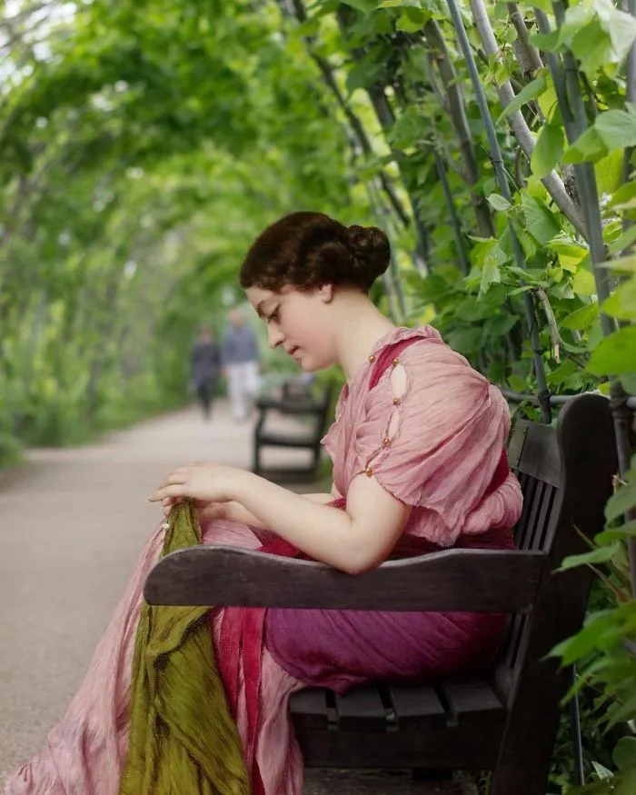 75 Figures From Famous Paintings Invade Modern Day Settings, And They Fit Too Well
