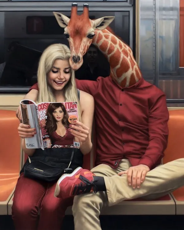 These Surreal Portraits Show How "Wild" The New York Subway Is