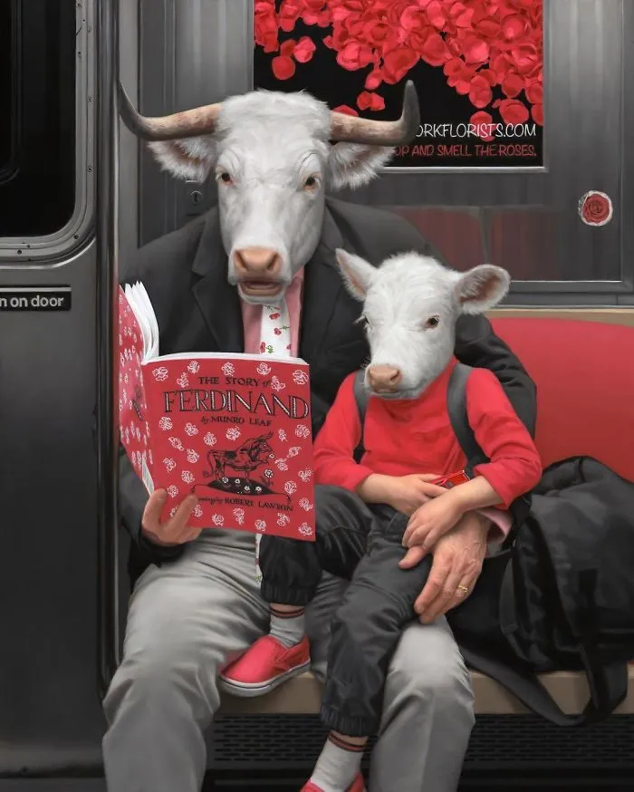 These Surreal Portraits Show How "Wild" The New York Subway Is
