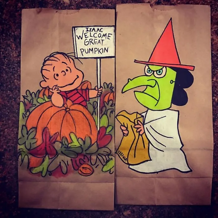 This Dad Started Drawing On His Kids' Lunch Bags 5 Years Ago And Even Obama Loved Them