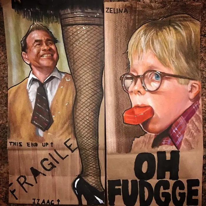 This Dad Started Drawing On His Kids' Lunch Bags 5 Years Ago And Even Obama Loved Them