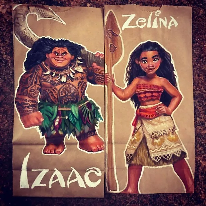 This Dad Started Drawing On His Kids' Lunch Bags 5 Years Ago And Even Obama Loved Them