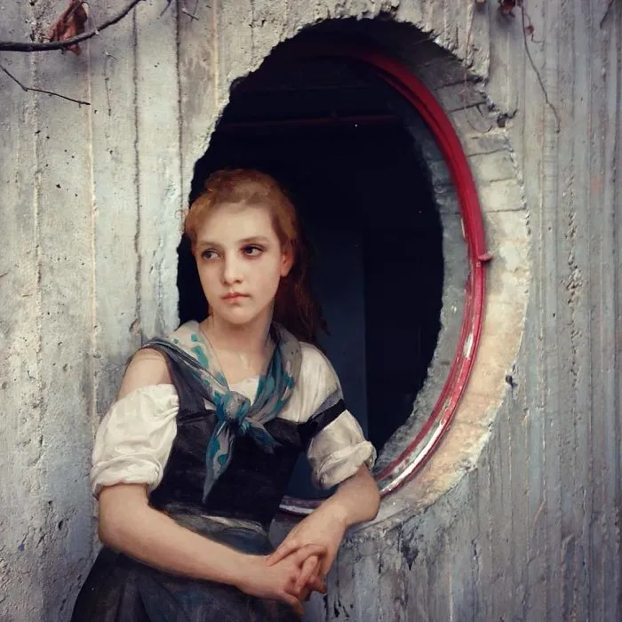 75 Figures From Famous Paintings Invade Modern Day Settings, And They Fit Too Well