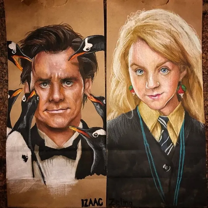 This Dad Started Drawing On His Kids' Lunch Bags 5 Years Ago And Even Obama Loved Them