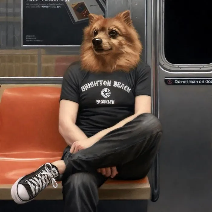 These Surreal Portraits Show How "Wild" The New York Subway Is