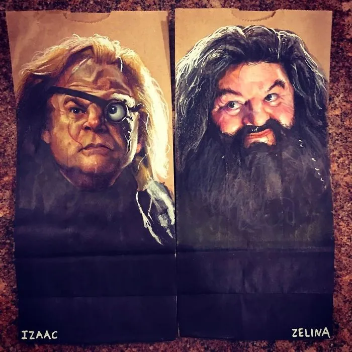 This Dad Started Drawing On His Kids' Lunch Bags 5 Years Ago And Even Obama Loved Them