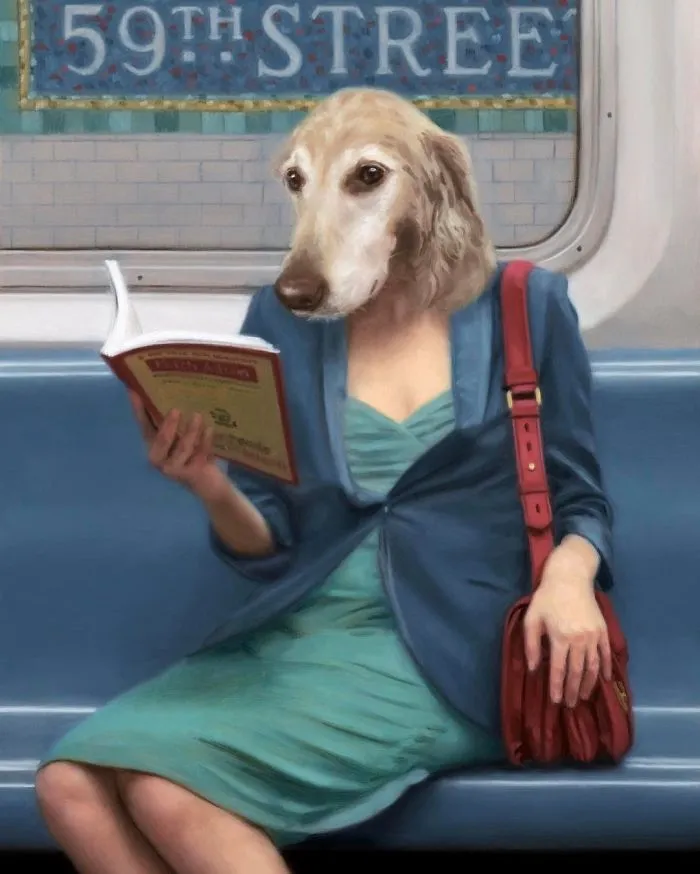 These Surreal Portraits Show How "Wild" The New York Subway Is
