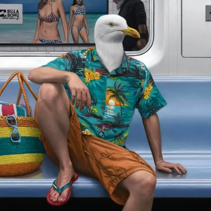 These Surreal Portraits Show How "Wild" The New York Subway Is