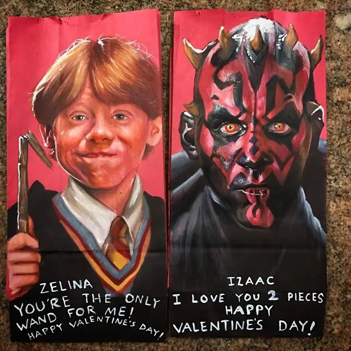 This Dad Started Drawing On His Kids' Lunch Bags 5 Years Ago And Even Obama Loved Them